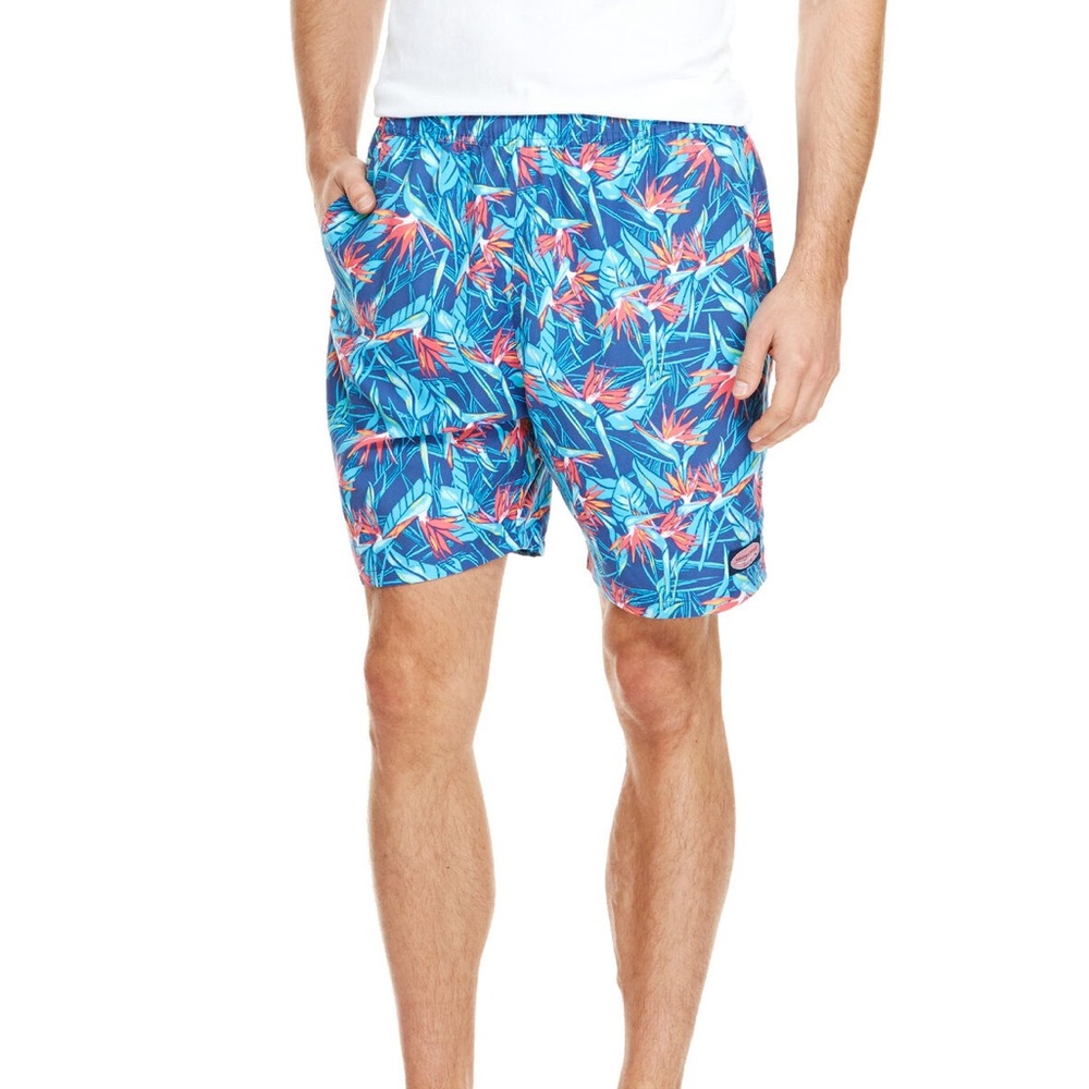 Vineyard Vines Birds Of Paradise Chappy Trunks
